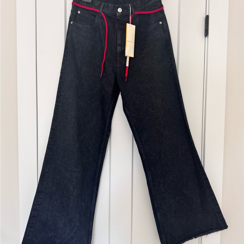 Marni Black Baggy/Wide-leg Denim - NWT - $735 Retail